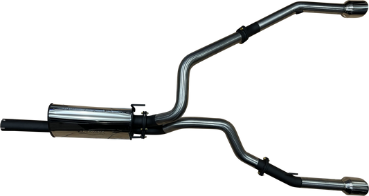 Manta | 3″ Single into Twin Cat Back Exhaust with 5″ Chrome Tips | RAM 1500 DS 5.7L V8 Ute 2009–2024