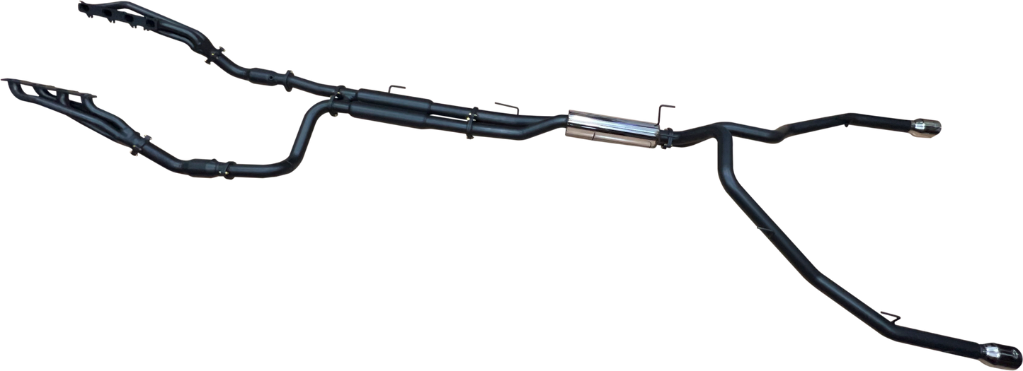 Manta | Twin 3″ Full Exhaust with Extractors, Cats & 5″ Chrome Tips | RAM DS 1500 5.7L V8 Ute 2009–2024
