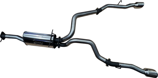 Manta | 3″ Single into Twin Cat Back Exhaust with 5″ Chrome Tips | RAM 1500 DT 5.7L V8 Ute 2020–2025