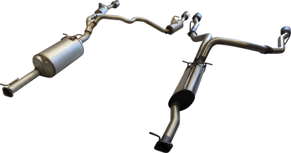Manta | 3″ Single into Twin Cat Back Exhaust with 5″ Black Tips | RAM 1500 DT 5.7L V8 Ute 2020–2025