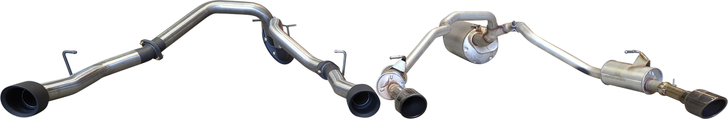 Manta | 3″ Single into Twin Cat Back Exhaust with 5″ Black Tips | RAM 1500 DT 5.7L V8 Ute 2020–2025