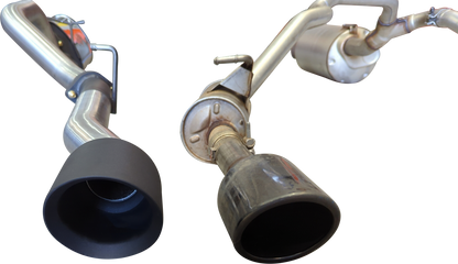 Manta | 3″ Single into Twin Cat Back Exhaust with 5″ Black Tips | RAM 1500 DT 5.7L V8 Ute 2020–2025