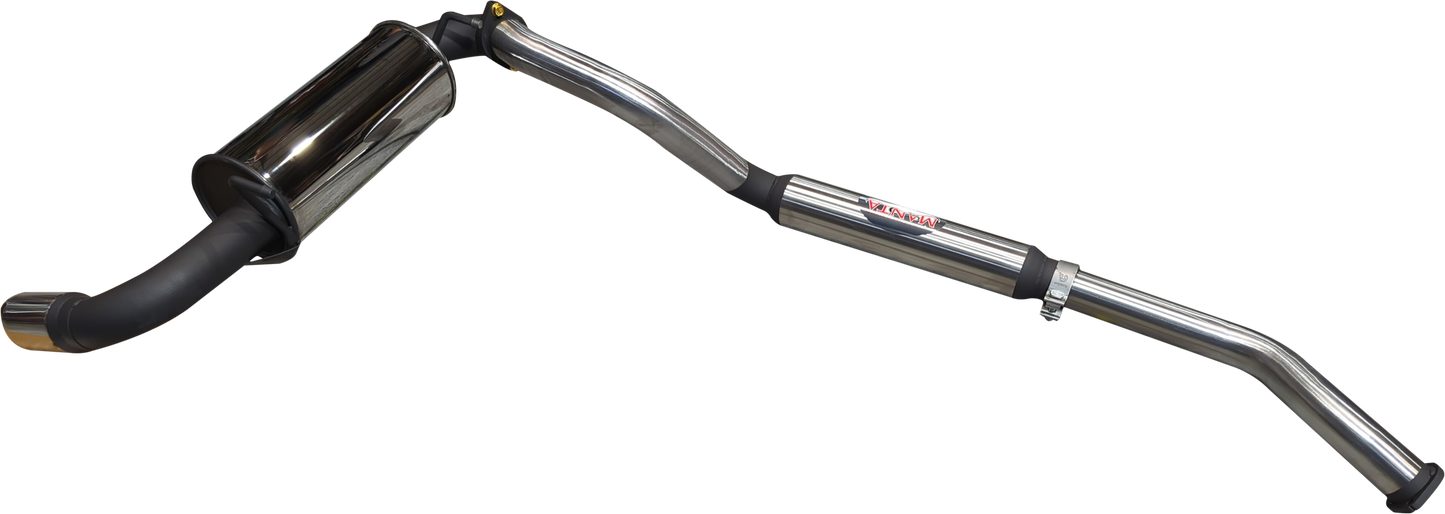 Manta | 2.5″ Cat Back Exhaust System with Centre Hotdog & Rear Muffler | Suzuki Jimny GJ 1.5L SWB 3 Door 2018–2025