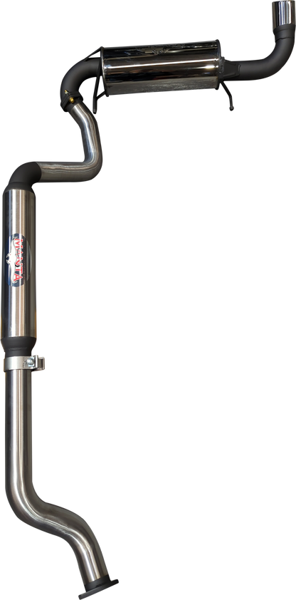 Manta | 2.5″ Cat Back Exhaust System with Centre Hotdog & Rear Muffler | Suzuki Jimny GJ 1.5L SWB 3 Door 2018–2025