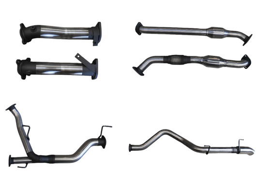 Manta Twin 2.5″ to 3″ Stainless Turbo Back Exhaust with Cat & Muffler | Toyota Landcruiser 200 Series VDJ200 2007–2015