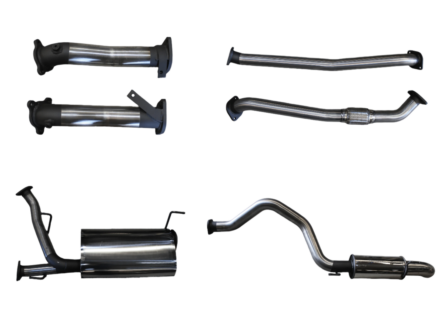 Manta | 2.5″ Dual into 3″ Turbo Back without Cats with Muffler & Dump Tip | Toyota Landcruiser VDJ200 2007–2015