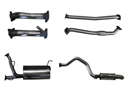 Manta | 2.5″ Dual into 3″ Turbo Back without Cats with Muffler & Dump Tip | Toyota Landcruiser VDJ200 2007–2015