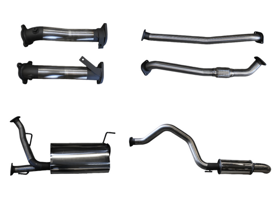 Manta | 2.5″ Dual into 3″ Turbo Back without Cats with Muffler & Dump Tip | Toyota Landcruiser VDJ200 2007–2015