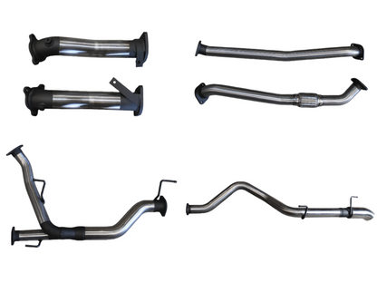Manta | 2.5″ Dual into 3″ Turbo Back without Cats, No Mufflers & Dump Tip | Toyota Landcruiser VDJ200 2007–2015