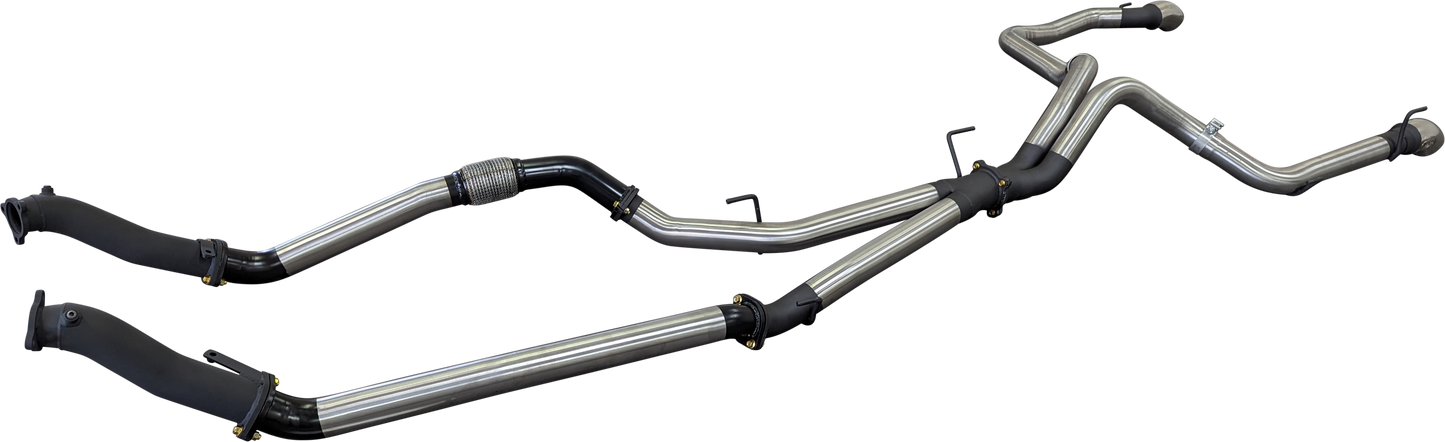 Manta | 3″ Turbo Back without Cats & Muffler | Toyota Landcruiser VDJ200 4.5L V8 Diesel Wagon 2007–2015