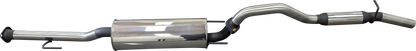 Manta | 2.5″ Cat Back Exhaust System with Centre Muffler & Rear Hotdog | Toyota Hilux N70 4.0L V6 Ute 2005–2017