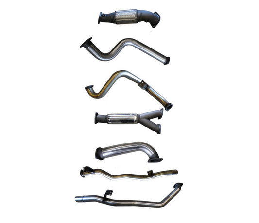 Manta | Twin 3″ Turbo Back Exhaust with Hotdog No Cat | Toyota Landcruiser VDJ79 Single Cab V8 Ute 2007–2016 (Pre-DPF)