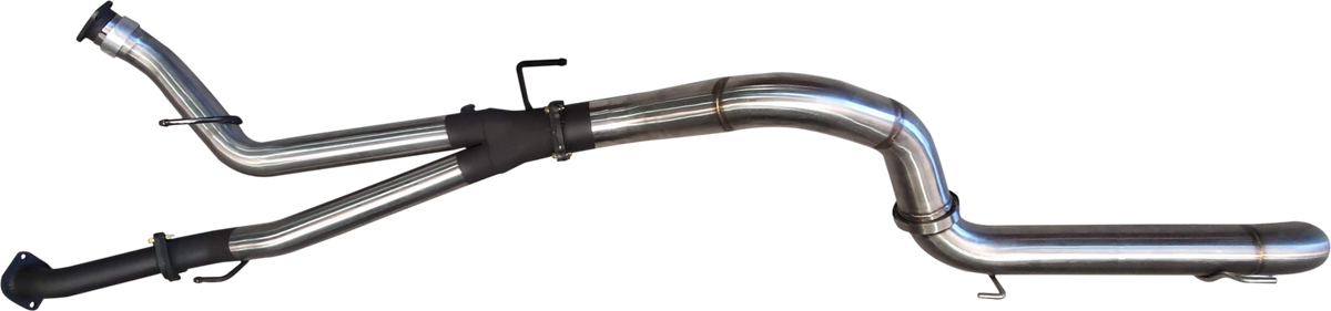 Manta Twin 3″ to 4″ Stainless DPF Back Exhaust | Toyota Landcruiser 200 Series VDJ200 4.5L V8 Twin (with DPF) 2015–2021