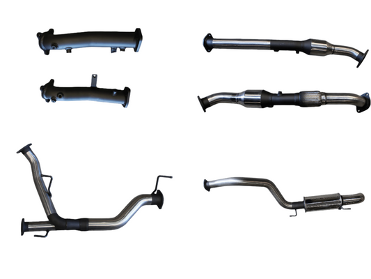 Manta | 2.5″ Turbo Back with Cats Rear Muffler Dump Tip | Toyota Landcruiser VDJ200 4.5L V8 Diesel 2015–2021