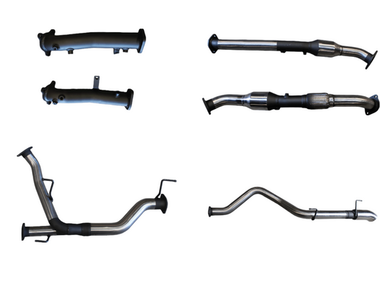 Manta | 2.5″ Turbo Back with Cats Pipe Only Dump Tip | Toyota Landcruiser VDJ200 4.5L V8 Diesel 2015–2021
