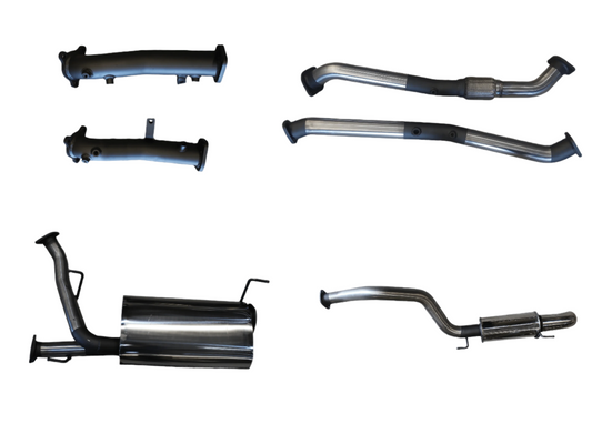 Manta | 2.5″ Turbo Back without Cats with Muffler Dump Tip | Toyota Landcruiser VDJ200 4.5L V8 Diesel Wagon 2015–2021