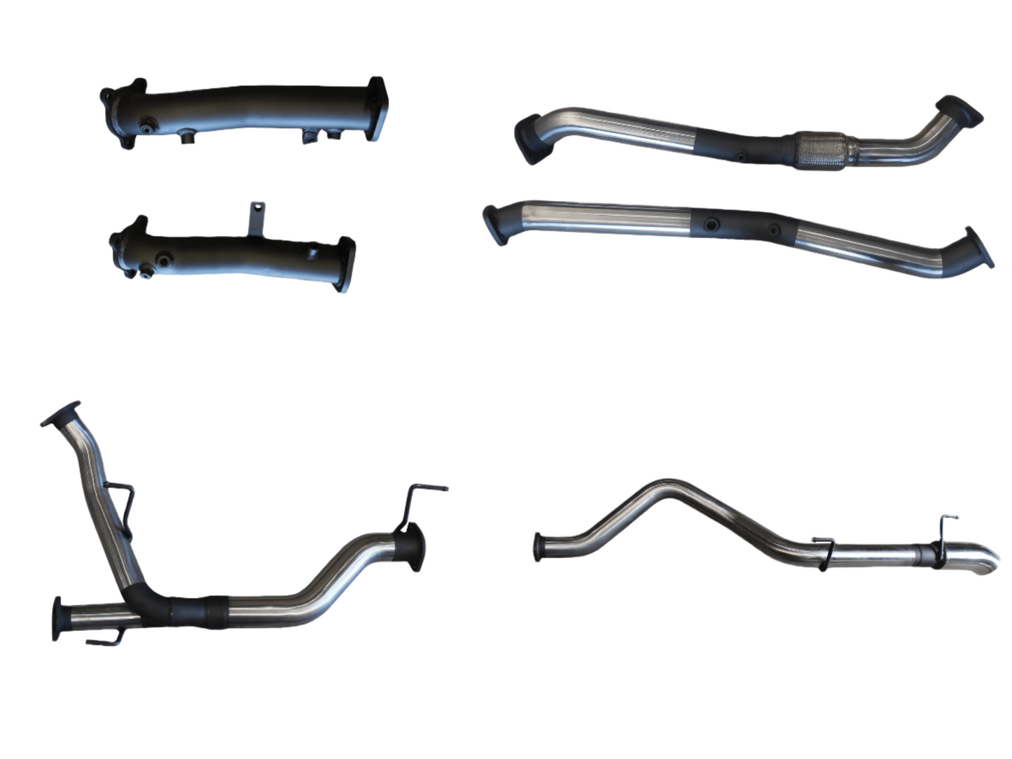 Manta | 2.5″ Turbo Back without Cats with Rear Muffler Dump Tip | Toyota Landcruiser VDJ200 4.5L V8 Diesel Wagon 2015–2021