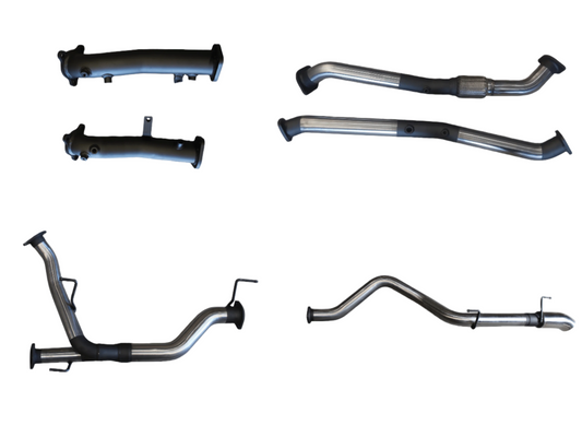 Manta | 2.5″ Turbo Back without Cats with Rear Muffler Dump Tip | Toyota Landcruiser VDJ200 4.5L V8 Diesel Wagon 2015–2021