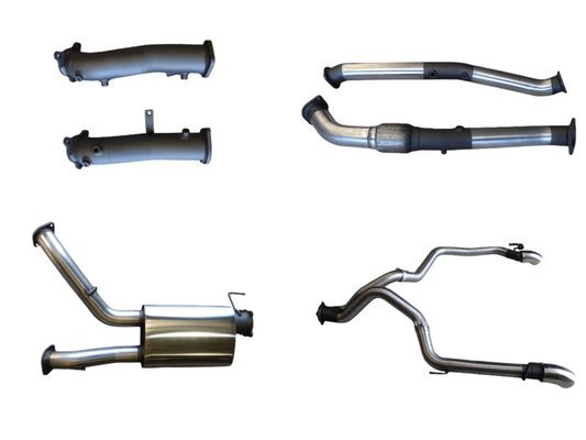 Manta Twin 3″ Stainless Turbo Back Exhaust NO Cat, Muffler, Exit L & R | Toyota Landcruiser 200 Series VDJ200 2015–2021
