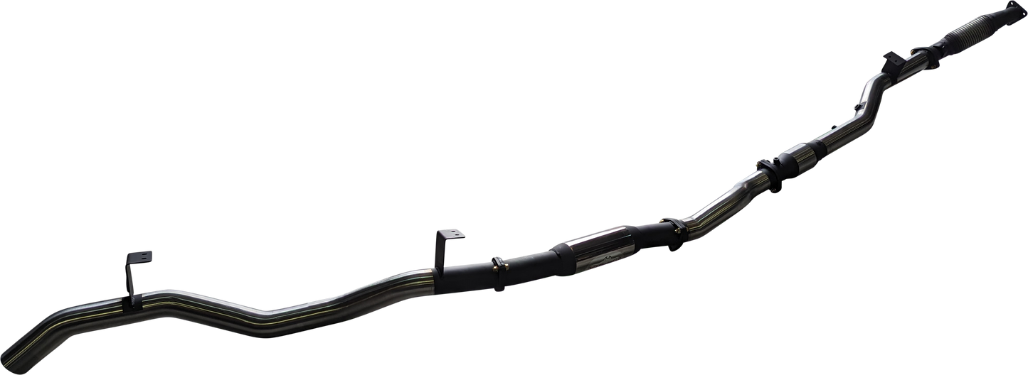 Manta | 3in Turbo Back Exhaust with Cat & Hotdog | Toyota Landcruiser VDJ79 V8 Ute 2016–2025
