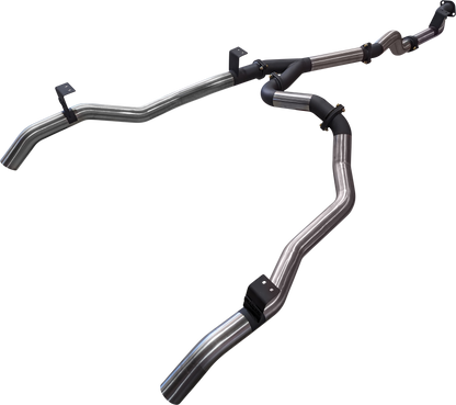 Manta | Dual 3in DPF Back Exhaust System | Toyota Landcruiser VDJ79 V8 Ute 2016–2025