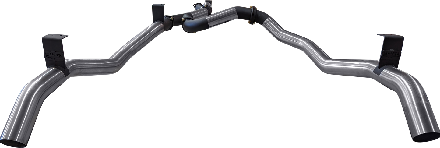 Manta | Dual 3in DPF Back Exhaust System | Toyota Landcruiser VDJ79 V8 Ute 2016–2025