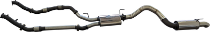 Manta | Twin 3″ Turbo Back Exhaust System with Cats, Muffler & 4″ Tailpipe | Toyota Landcruiser VDJ200 4.5L V8 Wagon 2015–2021