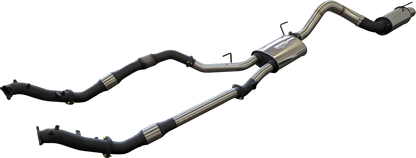 Manta | Twin 3″ Turbo Back Exhaust System with Cats, Muffler & 4″ Tailpipe | Toyota Landcruiser VDJ200 4.5L V8 Wagon 2015–2021