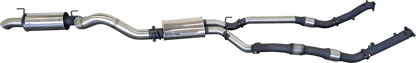 Manta | Twin 3″ Turbo Back Exhaust System with Cats, Muffler & 4″ Tailpipe | Toyota Landcruiser VDJ200 4.5L V8 Wagon 2015–2021