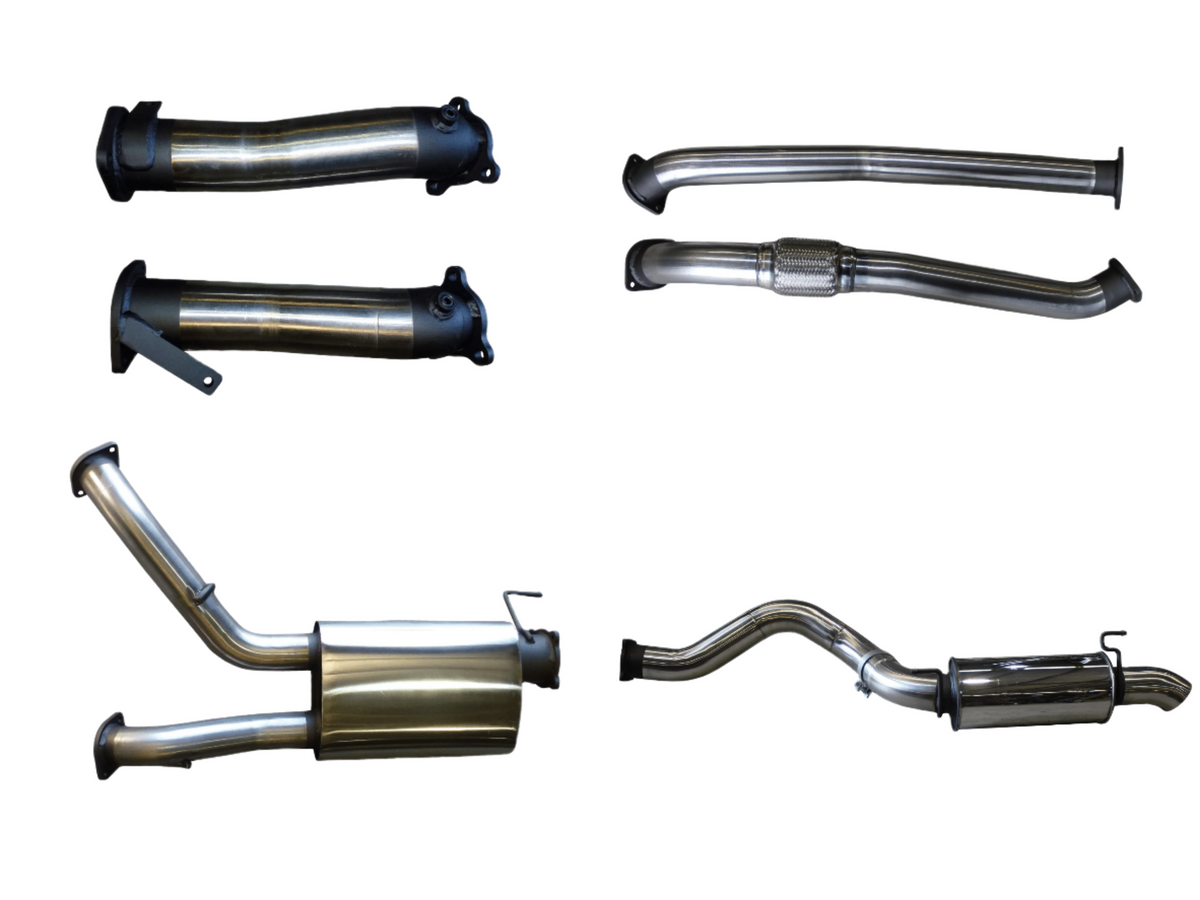 Manta Twin 3″ to 4″ Stainless Turbo Back with Muffler, without Cat | Toyota Landcruiser 200 Series VDJ200 2007–2015