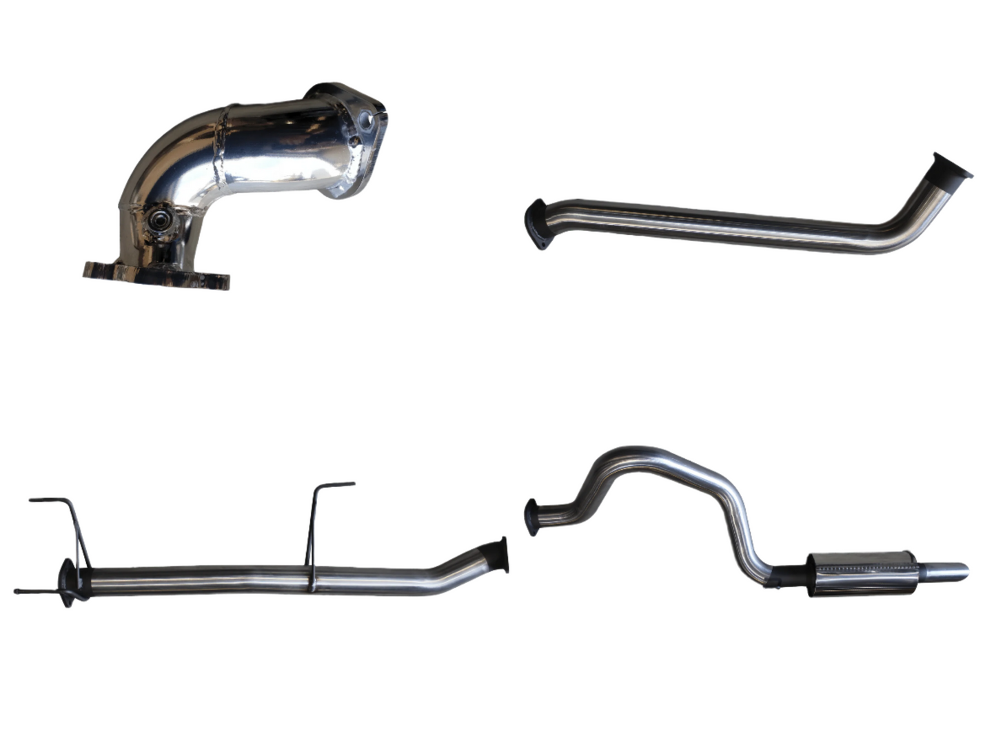 Manta - Toyota HDJ100 4.2L TD WAGON 3in WITHOUT CENTRE MUFFLER & WITH REAR MUFFLER