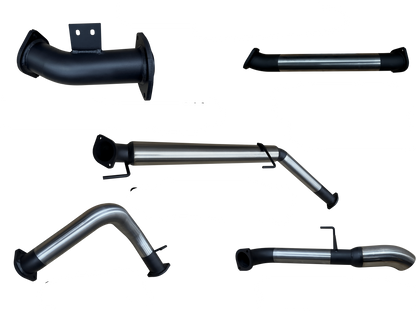 Manta | 3″ DPF Back Exhaust System without Mufflers with 4″ Chrome Tip | Toyota Landcruiser 300 Series V6 2021–2025