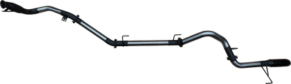 Manta | 3″ Turbo Back Exhaust with Cat & No Mufflers Black 4″ Tip | Toyota Landcruiser 300 Series V6 FJA300R Wagon 2021–2025