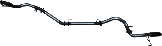 Manta | 3″ Turbo Back Exhaust with Cat & No Mufflers Black 4″ Tip | Toyota Landcruiser 300 Series V6 FJA300R Wagon 2021–2025