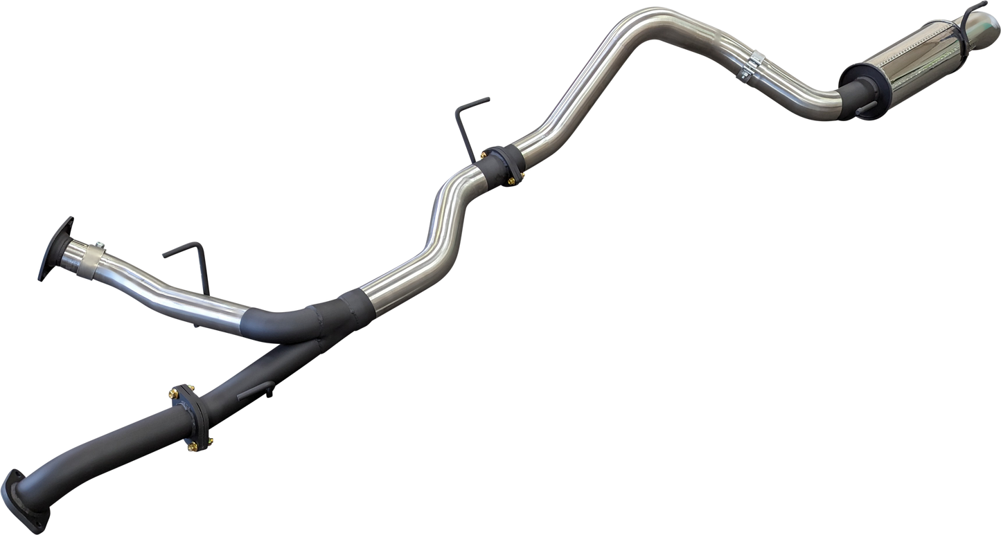 Manta | 2.5″ Dual DPF Back into 3″ Single with Rear Muffler & 4″ Tip | Toyota Landcruiser 200 VDJ200 4.5L V8 Diesel Wagon 2007–2021