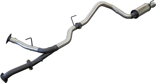 Manta | 2.5″ Dual DPF Back into 3″ Single with Rear Muffler & 4″ Tip | Toyota Landcruiser 200 VDJ200 4.5L V8 Diesel Wagon 2007–2021