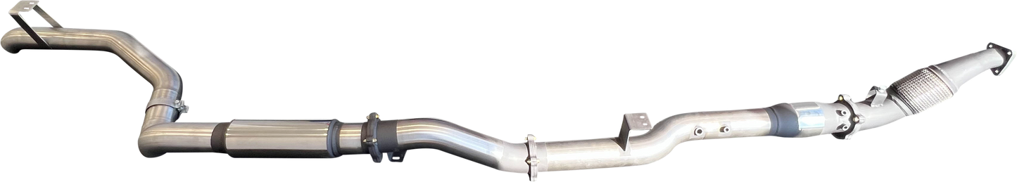 Manta | 4″ Turbo Back Exhaust System with Cats | Toyota Landcruiser VDJ79 Single & Dual Cab Ute 2016–2025 (Superior Eng Coil Conversion)
