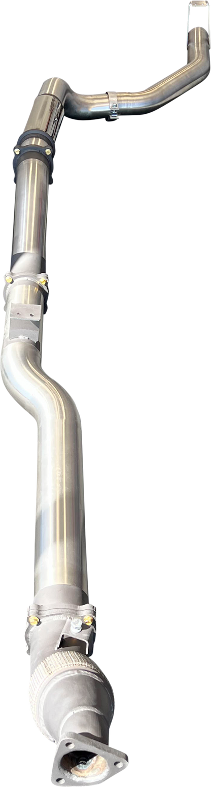 Manta | 4″ Turbo Back Exhaust System without Cats | Toyota Landcruiser VDJ79 Single & Dual Cab Ute 2016–2025 (Superior Eng Coil Conversion)
