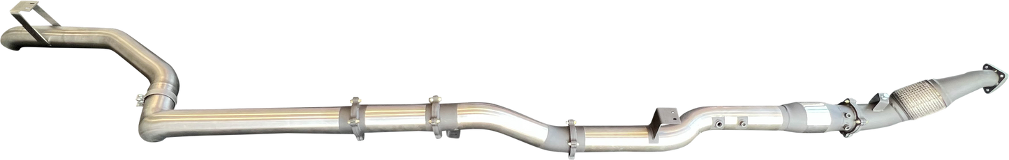 Manta | 4″ Turbo Back Exhaust System with Cats | Toyota Landcruiser VDJ79 Single & Dual Cab Ute 2007–2025