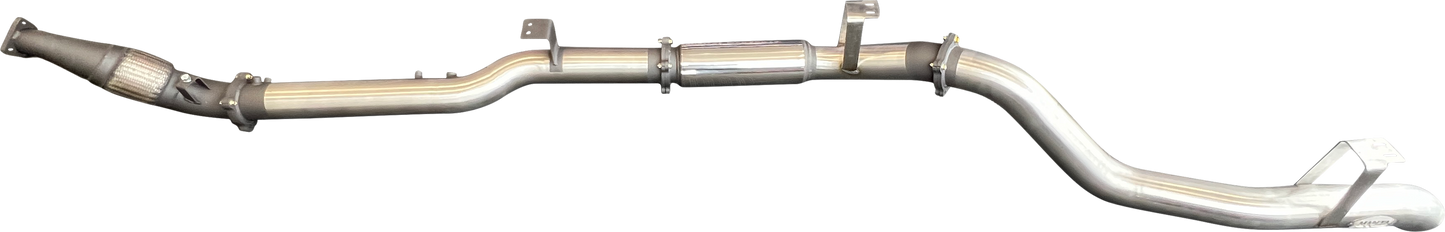 Manta | 4″ Turbo Back without Cat, With Muffler | Toyota Landcruiser VDJ76 V8 Wagon 2016–2025