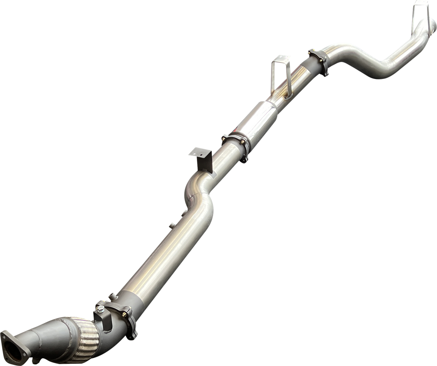 Manta | 4″ Turbo Back without Cat, With Muffler | Toyota Landcruiser VDJ76 V8 Wagon 2007–2016