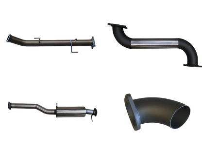 Manta | 3in Dump Pipe Back Exhaust with Small Muffler Diff Dump | Volkswagen Amarok V6 TDI550 TDI580 Ute 2016–2022
