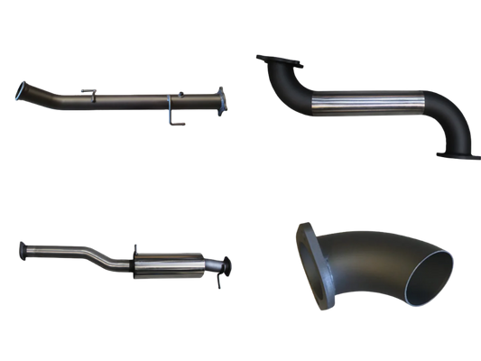 Manta | 3in Dump Pipe Back Exhaust with Small Muffler Diff Dump | Volkswagen Amarok V6 TDI550 TDI580 Ute 2016–2022