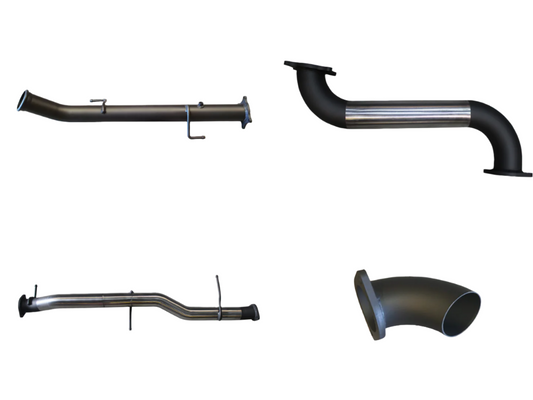 Manta | 3in Dump Pipe Back Exhaust without Muffler Diff Dump | Volkswagen Amarok V6 TDI550 TDI580 Ute 2016–2022