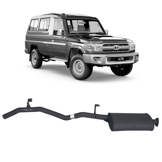 REDBACK - Toyota Landcruiser 75/78/79 Series 4.2L 1HZ (1990 - 2007) Performance Tailpipe Assembly