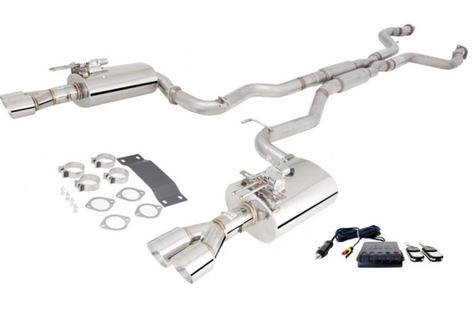 XForce - Holden Commodore V8 VE/VF V8 Ute 2008-2017, 2.5″ Stainless Steel Twin Varex Cat-Back system