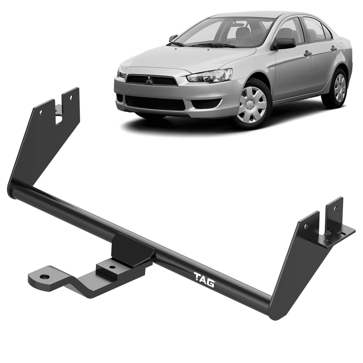 TAG Towbar Standard Duty for Mitsubishi Lancer CJ Sedan & Sportback 2007-2011 | 1000kg towing - T2C476