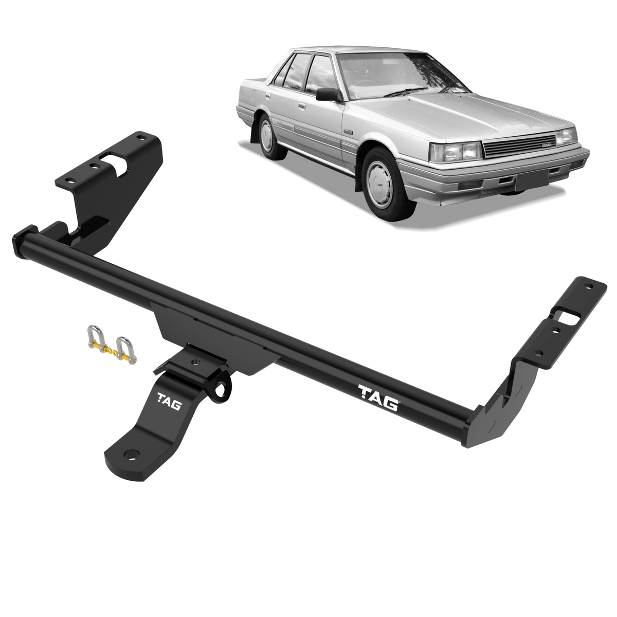 TAG Towbar Standard Duty for Nissan Skyline 1985-1990, Nissan Pintara 1985-1989 | 1000kg towing - T2D410