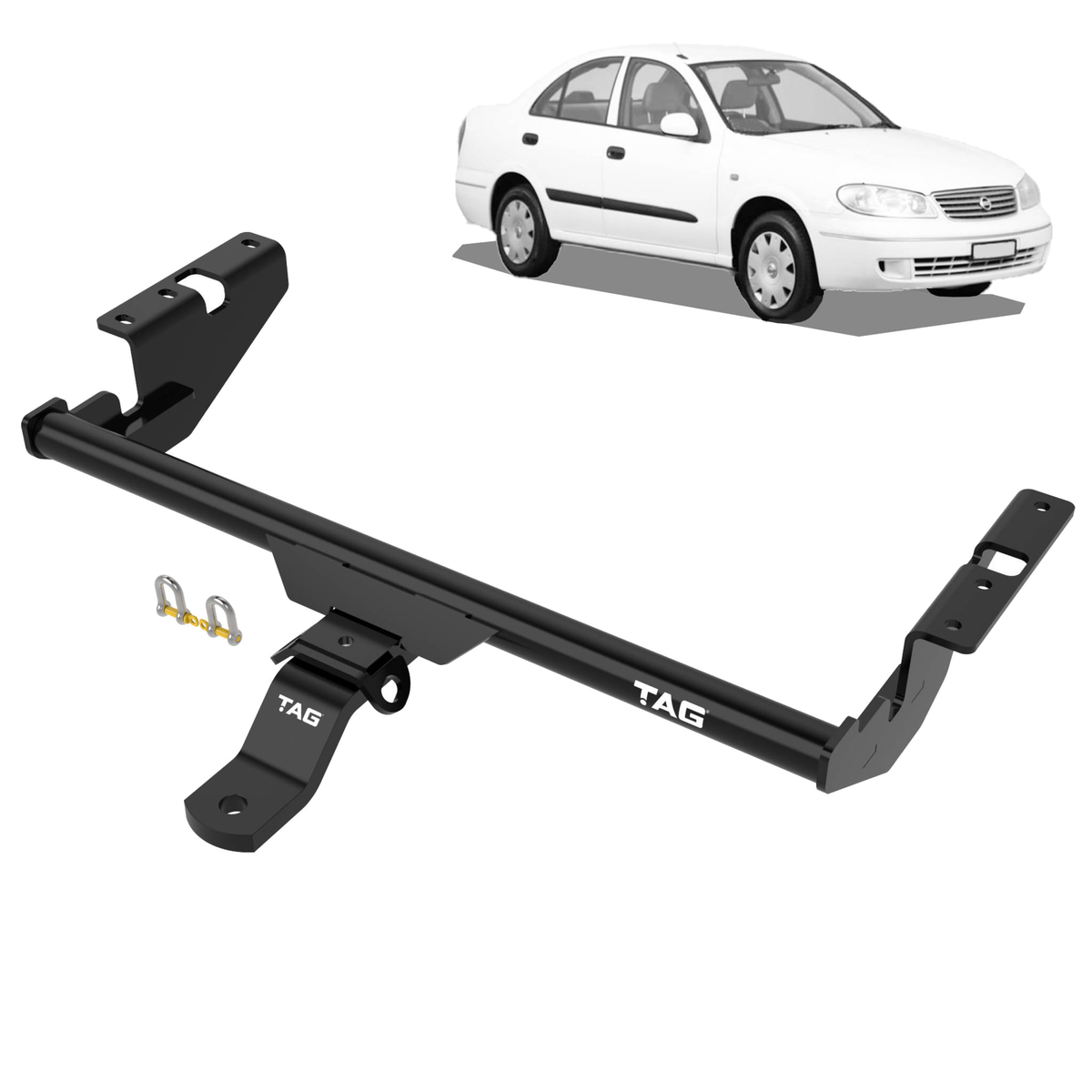 TAG Towbar Standard Duty for Nissan Pulsar 2000-2003 | 1000kg towing - T2D459