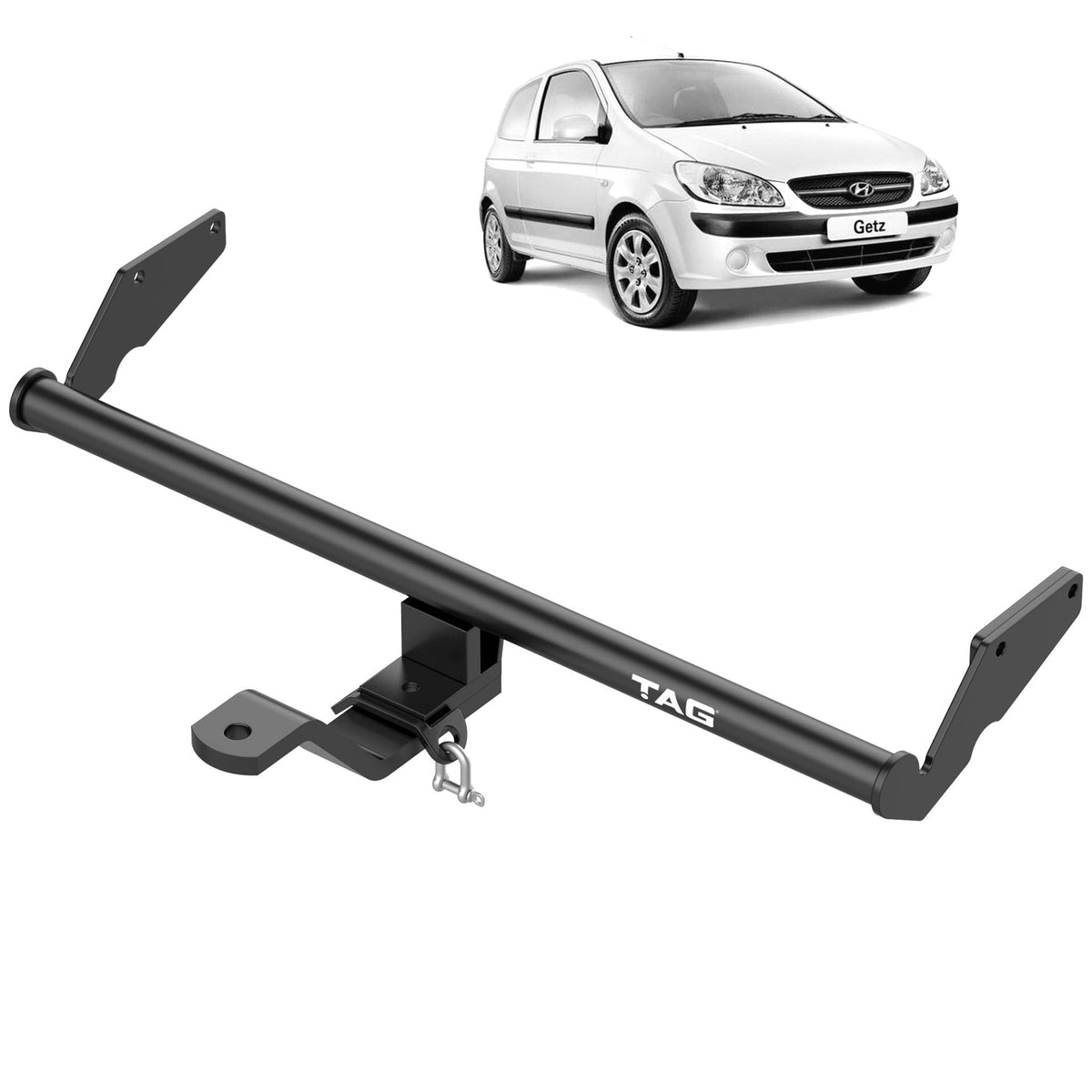 TAG Towbar Standard Duty for Hyundai Getz 3 5 & Door 2002-2011 | 700kg towing - T2Z506